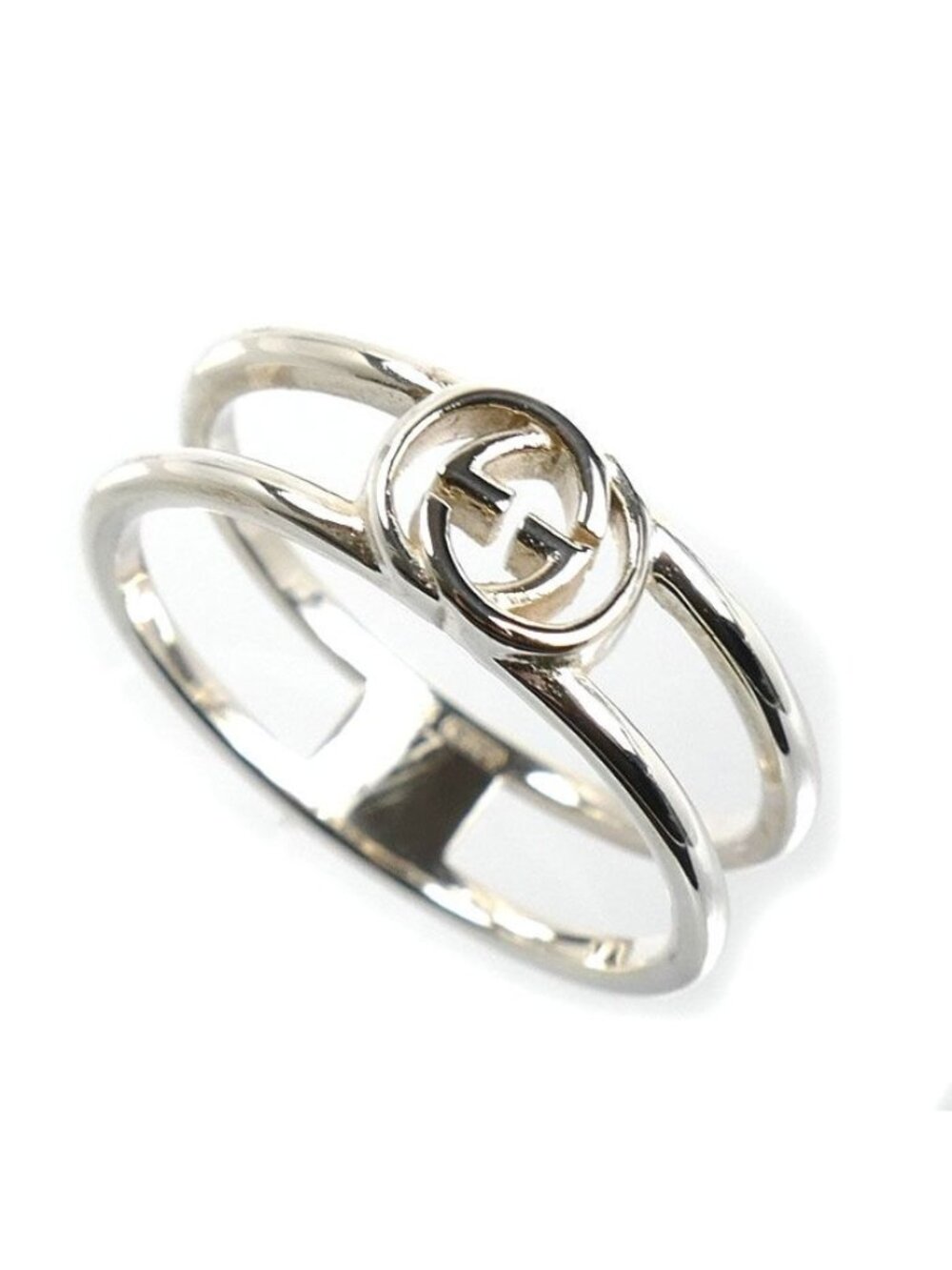 Gucci 925 Sterling Silver Charm Ring